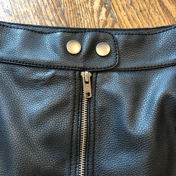 Free People High A-Line Vegan Skirt - Picture 3 of 5